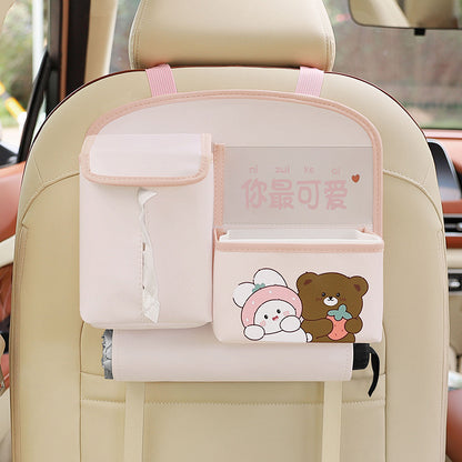 Cartoon Multifunctional Car Storage Bag – Cute & Practical