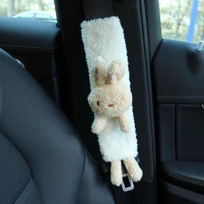 Adorable Cartoon Plush Car Seatbelt Shoulder Protector