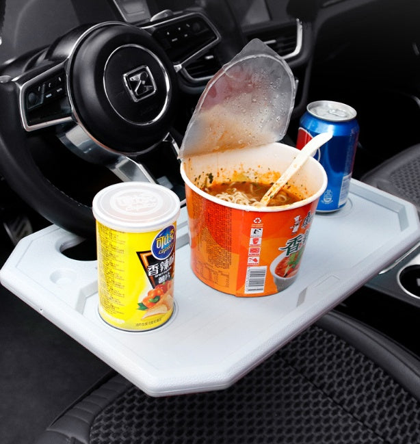 Car Steering Wheel Desk Tray – Multi-Function Rack for Convenience