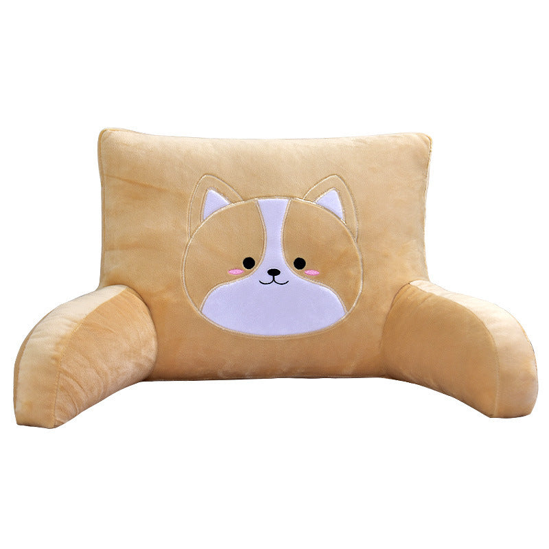 Corgi & Shiba Inu Cartoon Car Pillow Set – Headrest, Neck & Lumbar Support