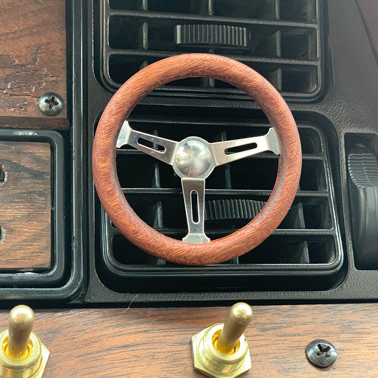 Vintage Wheel Car Wood Perfume – Aromatherapy Decoration