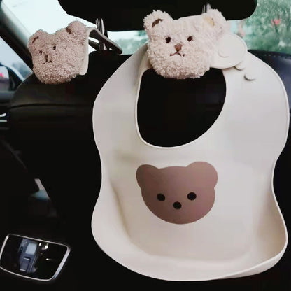 Adorable Bear Head Car Seat Hook – Cute & Practical