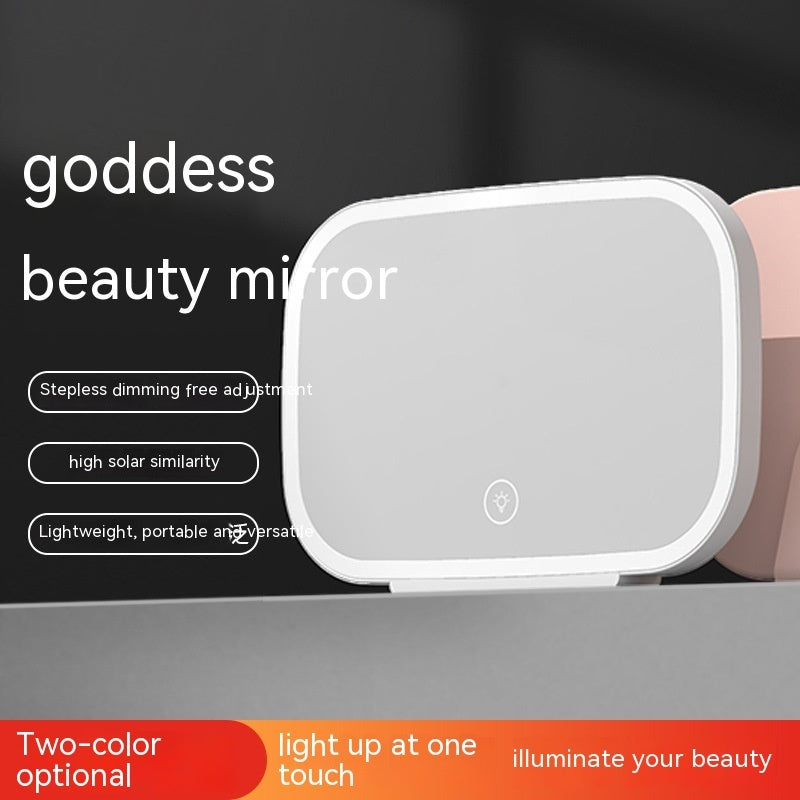 Touch-Activated LED Car Sun Visor Makeup Mirror