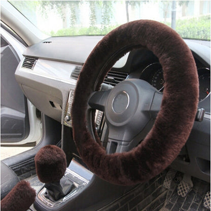 Cute Plush Car Steering Wheel Cover – Soft and Stylish