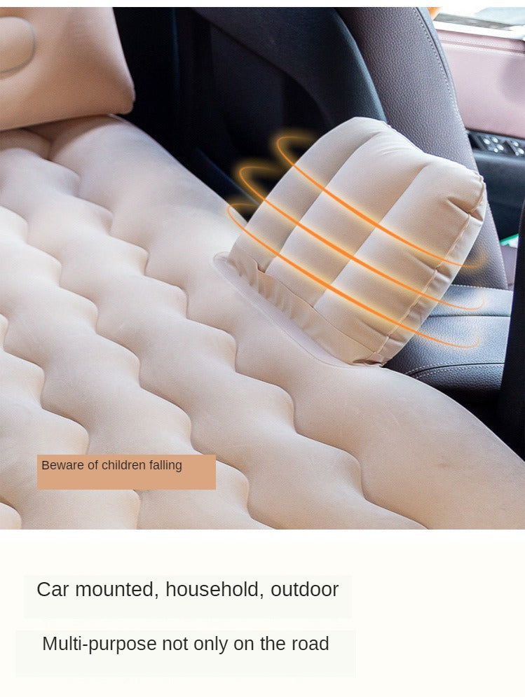 Inflatable Car Mattress – Travel Pillow Bed for Outdoor Comfort