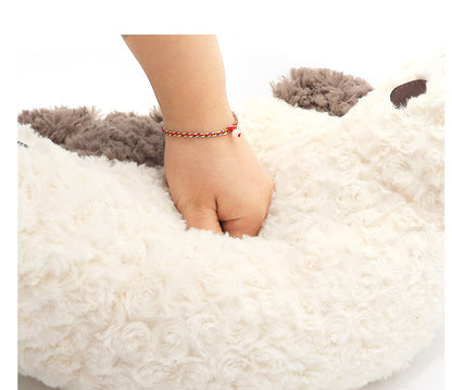 Cute Soft Bear Headrest and Lumbar Support