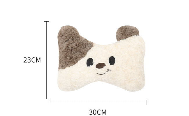 Cute Soft Bear Headrest and Lumbar Support