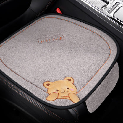 Car Cushion Winter Plush Three-piece Set