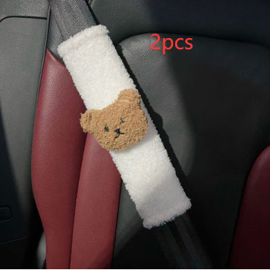 Bear Seat Belt Cartoon Shoulder Pad – Protective Cover