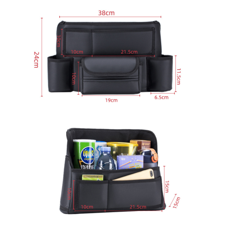 Car Seat Between Hanging Armrest Tissue Box – Convenient Storage Organizer