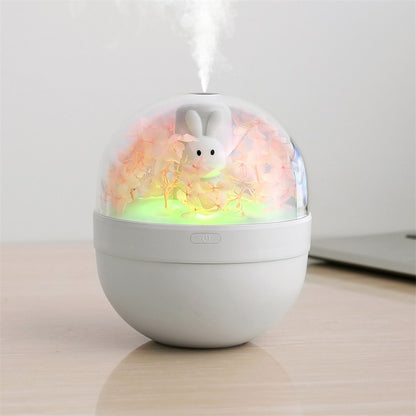 USB Mini Cool Mist Humidifier – Silent Aromatherapy Diffuser & Air Freshener for Car & Home