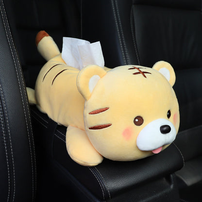 Cute Animal Car Tissue Armrest Box