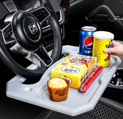 Car Steering Wheel Desk Tray – Multi-Function Rack for Convenience