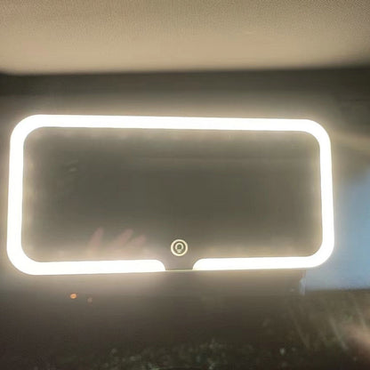 Car Sun Visor with LED Makeup Mirror – Convenient & Bright for On-the-Go Touch-Ups