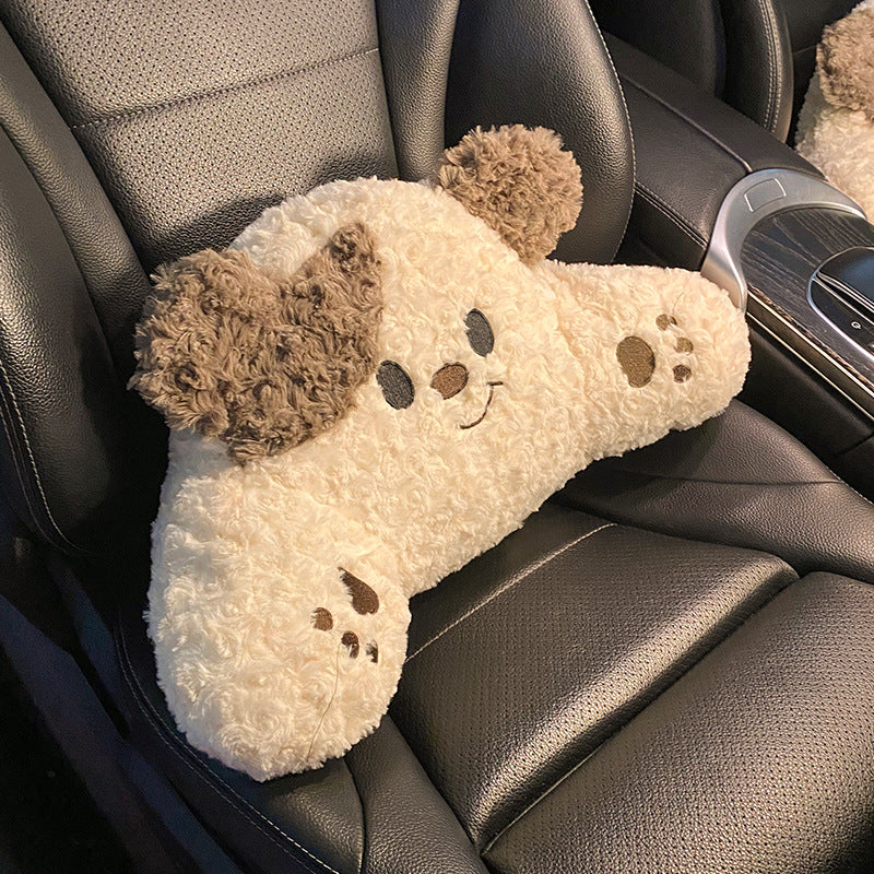 Cute Soft Bear Headrest and Lumbar Support