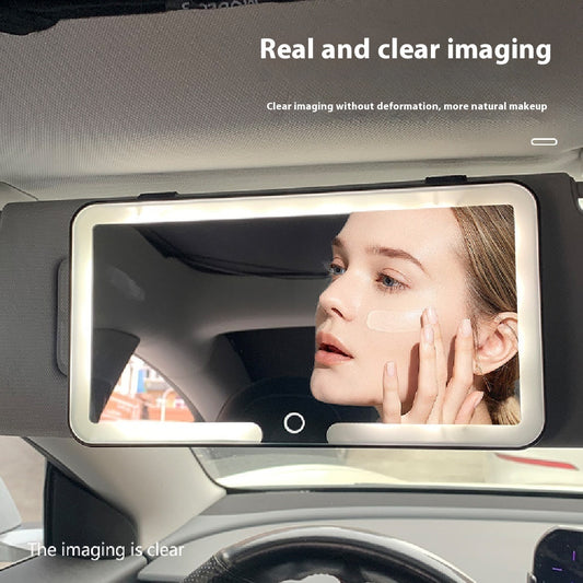 LED Sun Visor Vanity Mirror – Stylish & Functional Car Makeup Mirror