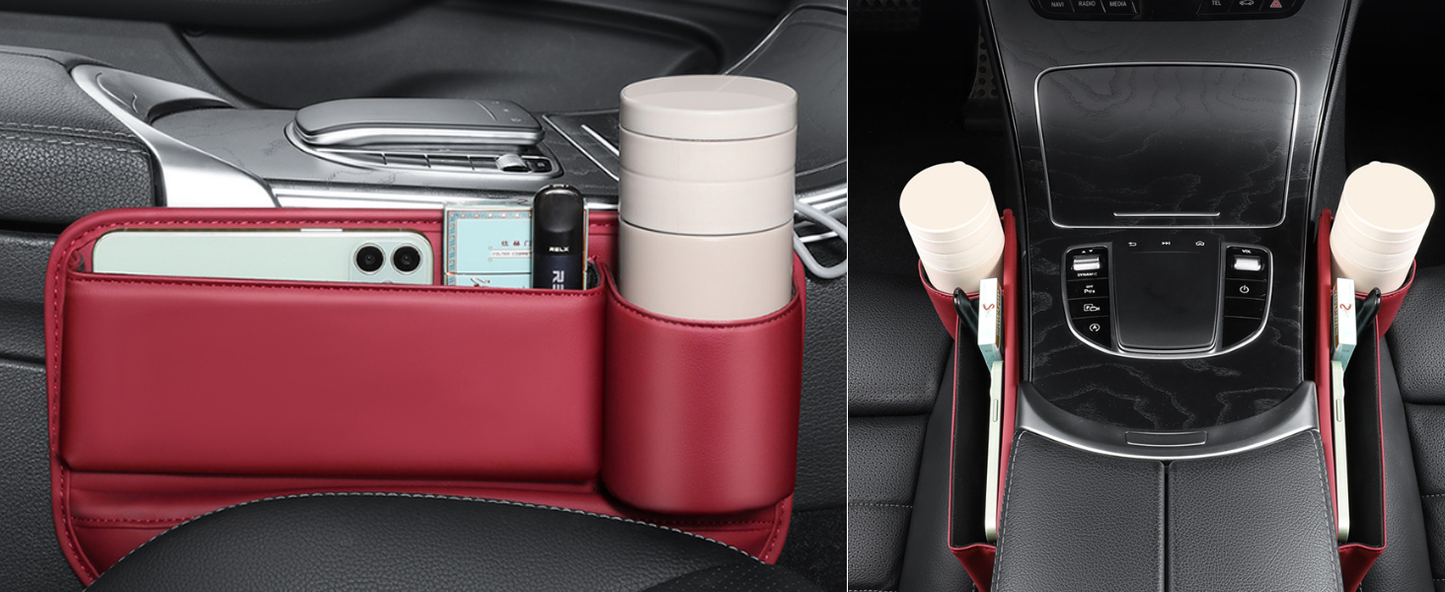 Car Seat Gap Filler Organizer – Console Organizer for Keys, Phones, and Sunglasses