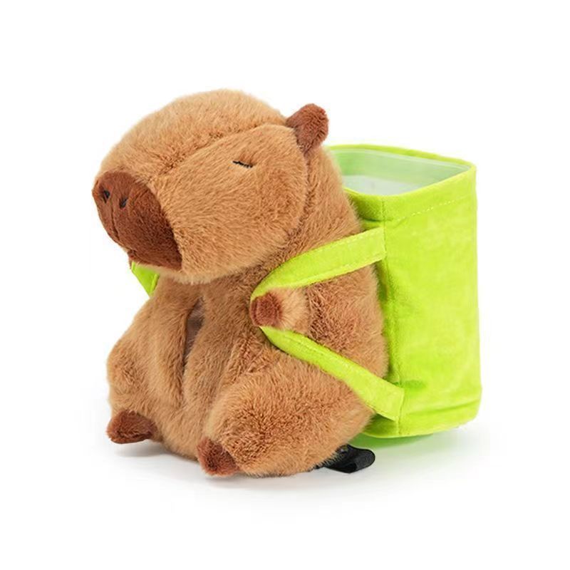 Capybara Plush Tissue Box – Adorable Car Seat Back Organizer