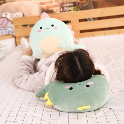 Cute Cartoon Plush Animal Hand Warmer Pillow – Warmth with a Touch of Fun