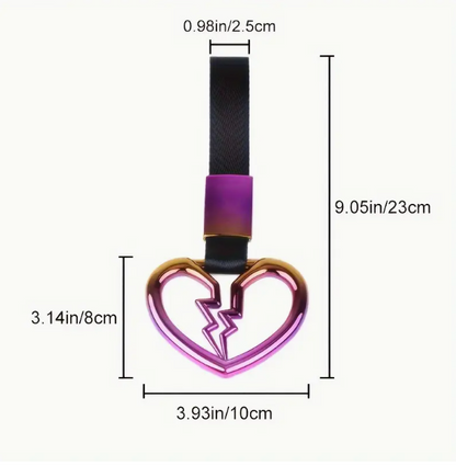 Tsukirawa JDM Heart-Shaped Warning Ring – Decorative Car Accessory