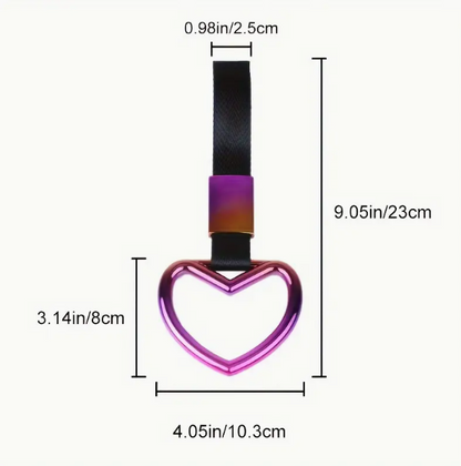 Tsukirawa JDM Heart-Shaped Warning Ring – Decorative Car Accessory