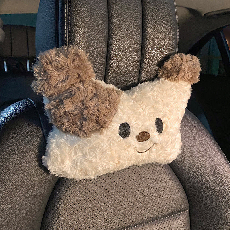 Cute Soft Bear Headrest and Lumbar Support