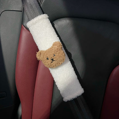 Bear Seat Belt Cartoon Shoulder Pad – Protective Cover