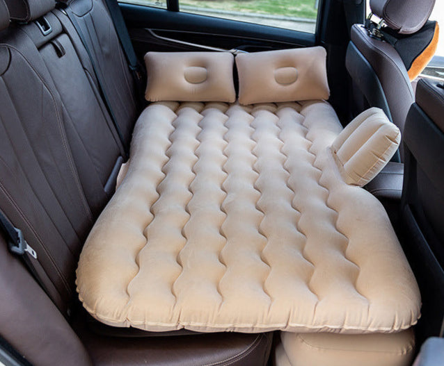 Inflatable Car Mattress – Travel Pillow Bed for Outdoor Comfort