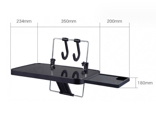 Folding Car Interior Office Car Upper Board Rear Seat Car With Multifunctional Small Table