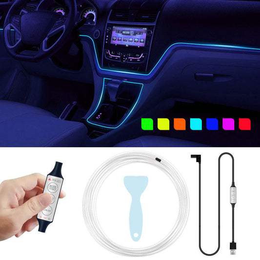 Integrated Car Colorful Luminescent USB Light – Customizable Ambient Lighting