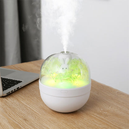 USB Mini Cool Mist Humidifier – Silent Aromatherapy Diffuser & Air Freshener for Car & Home