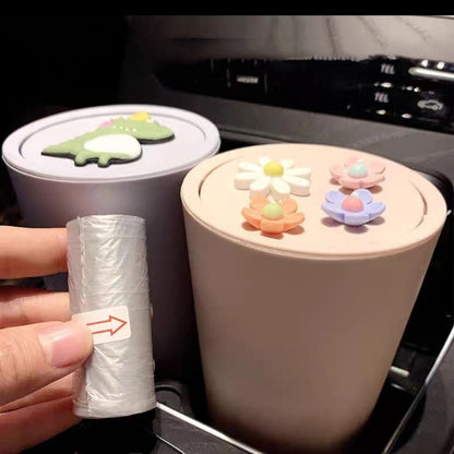 Adorable Mini Car Trash Can – Creative Storage Solution