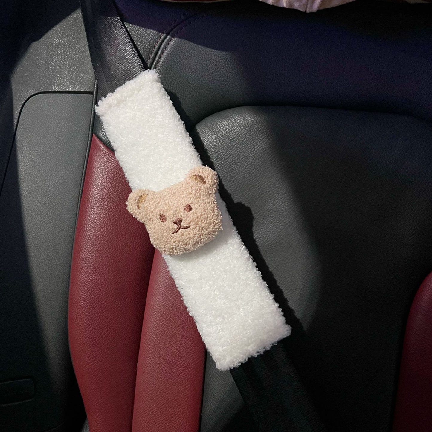 Bear Seat Belt Cartoon Shoulder Pad – Protective Cover