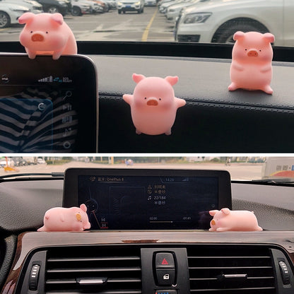 Cute Cartoon Pig Car Accessories – Fun & Whimsical Interior Decor