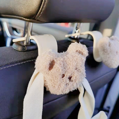 Adorable Bear Head Car Seat Hook – Cute & Practical