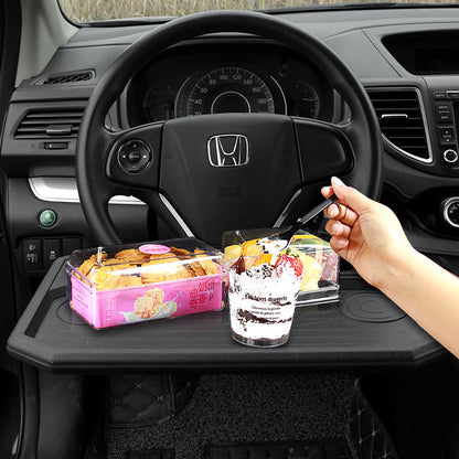 Simple & Stylish Car Steering Wheel Tray – Practical and Elegant