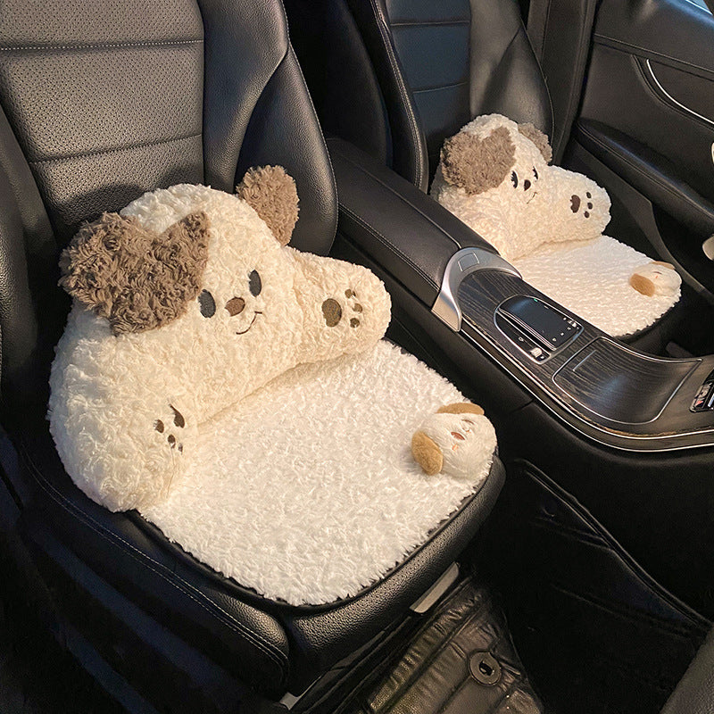 Cute Soft Bear Headrest and Lumbar Support